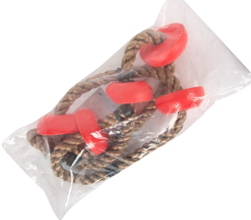 Cuerda De Escalada Para Niños De 2 Metros, Con 5 Nudos Y Anillo De Hierro, De Fibra Sintética Resistente, Ideal Para árboles O Estructuras De Juego