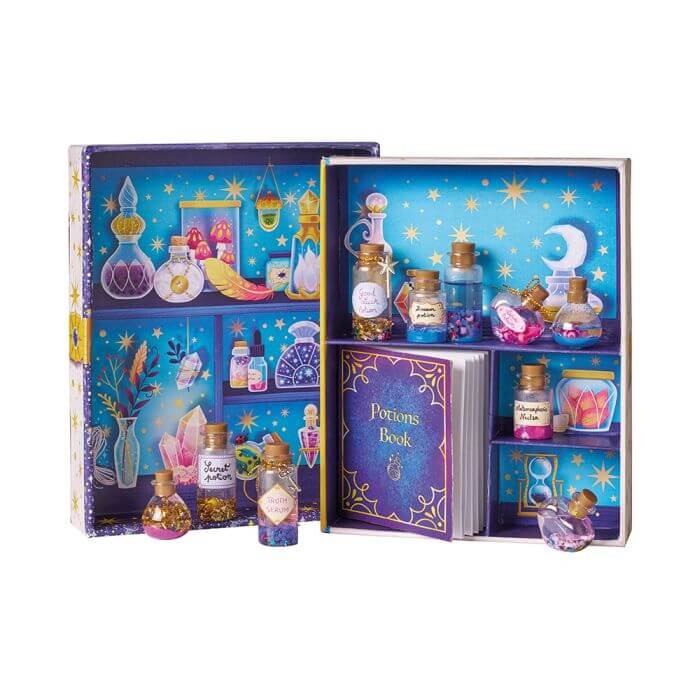 JOPSHEEN Pociones Mágicas Para Niños – Kit Creativo DIY Para Crear Pociones, Juguete Educativo Con Purpurina Y Botellas, +8 Años