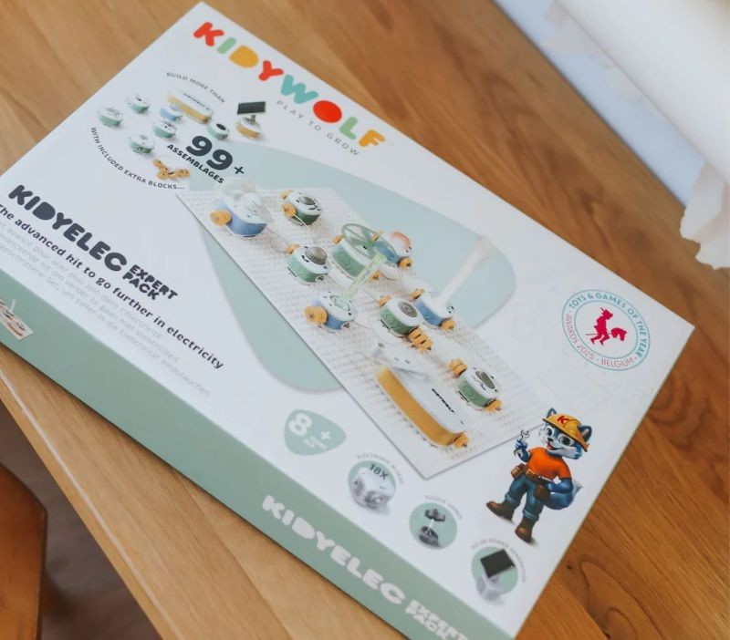 Kit eléctrico KIDYELEC Expert con 18 bloques