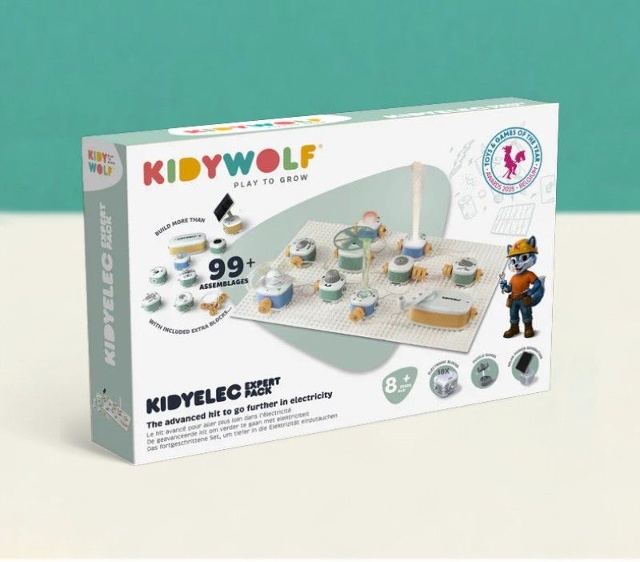 Kit eléctrico KIDYELEC Expert con 18 bloques