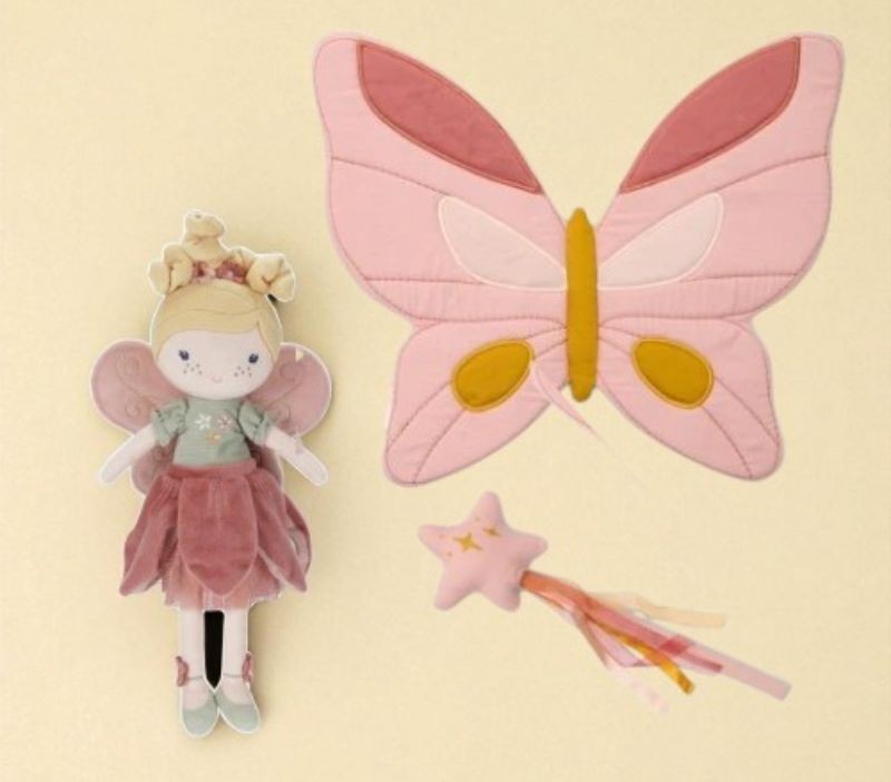 Pack exclusivo Jugar i Jugar con la muñeca hada Mila y alas a