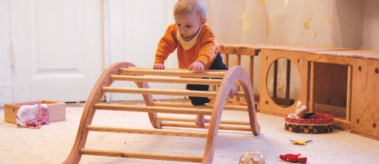 Material Pikler para bebés Movimiento libre y exploración