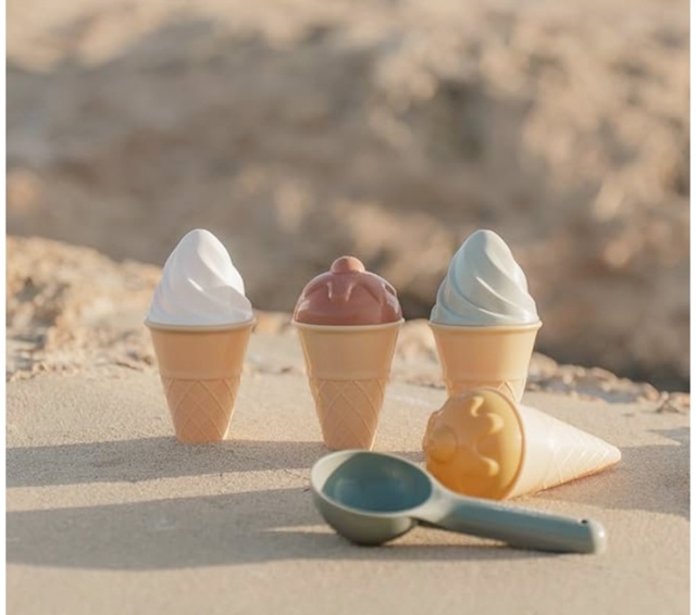 Juego De Cucuruchos De Arena Con Moldes Y Palas - Set De 10 Piezas Para Playa Y Jardín - Juguete Creativo Para Niños En Verano