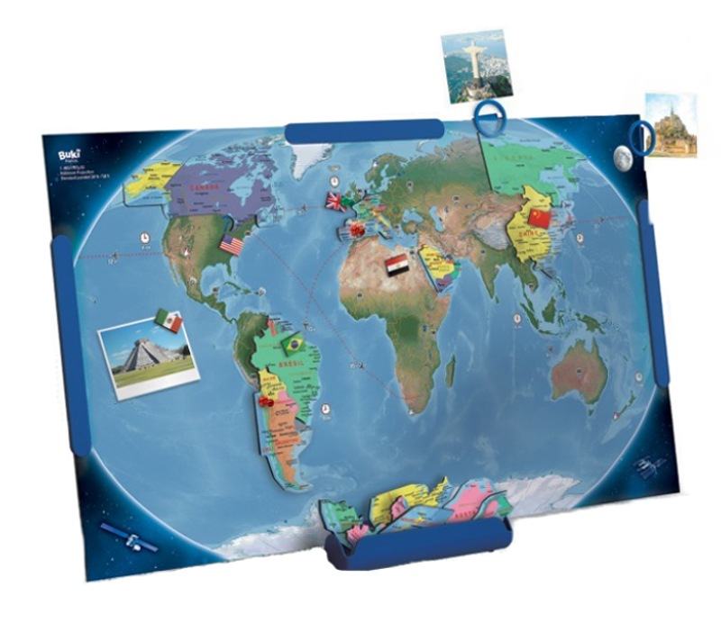 Planisferio magnético con muchos accesorios