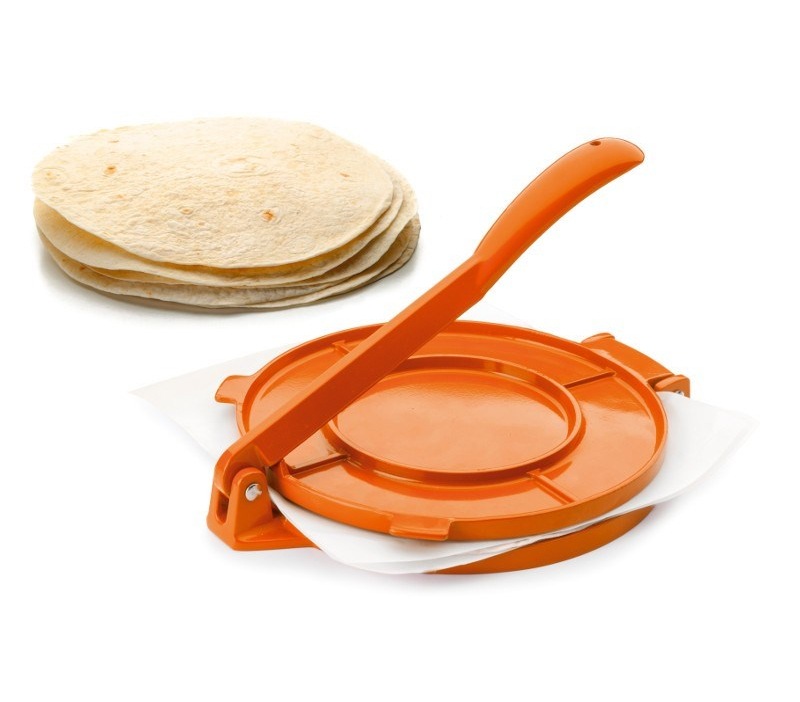 Prensa Tortillas IBILI 20 Cm - Acciaio Inox Arancione, Perfetta Per Cucina Messicana - Foto 9