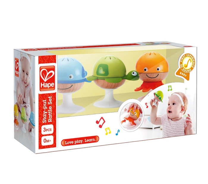 juguetes sonoros con ventosa HAPE