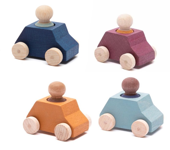 Mini Carro De Madera Para Micropaisajes - Adorno De Mano Resistente De 23 Cm Para Jardines Pequeños, Suculentas Y Decoración De Oficina
