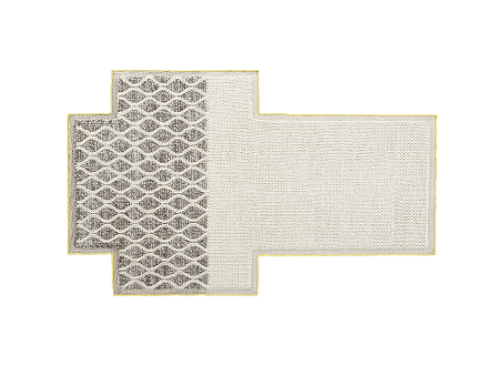 ラグ◆MANGAS マンガス◆Space Plait Square(2404A) Mangas Space Plait Square ラグ 160×160cm［GAN］ | REAL Style