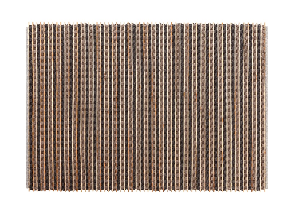 MIYOSHI RUG DOUNUTS RUG BROWN 55×65