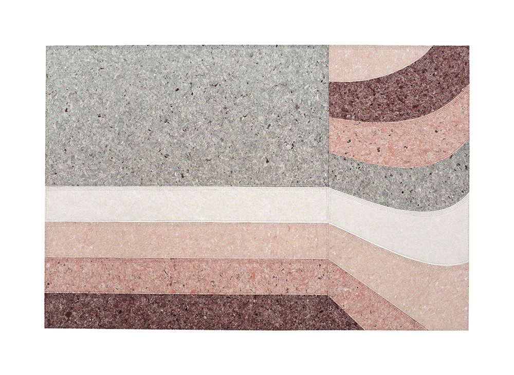 GAN | Nuances Collection: Curve Burgundy Rug