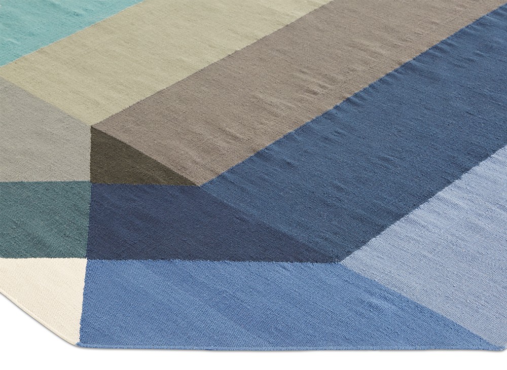 GAN | Diamond Collection: Blue-Green Rug