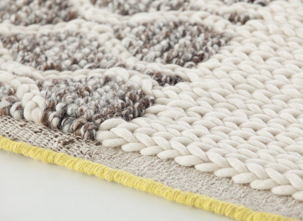 GAN | Mangas Space Collection: Rhombus Ivory Rug