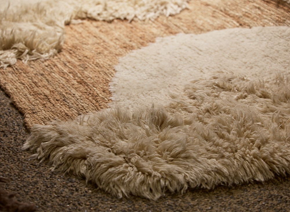 GAN | New Origins Collection: White oval rug