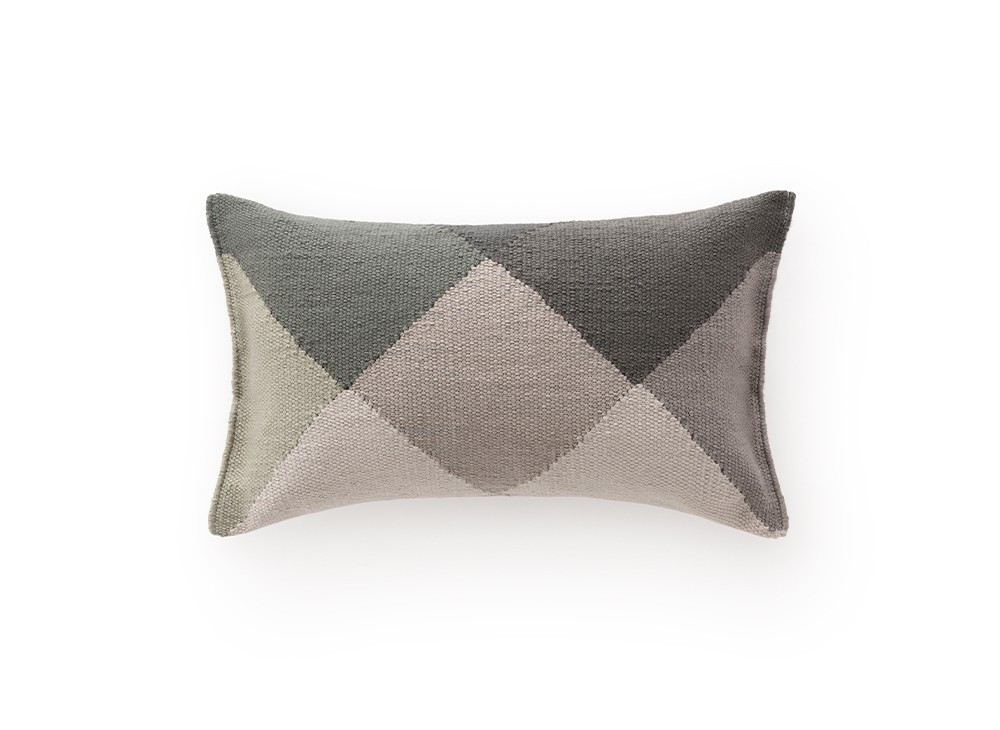 DIAMOND OUTDOOR CUSHION GREEN-GREY