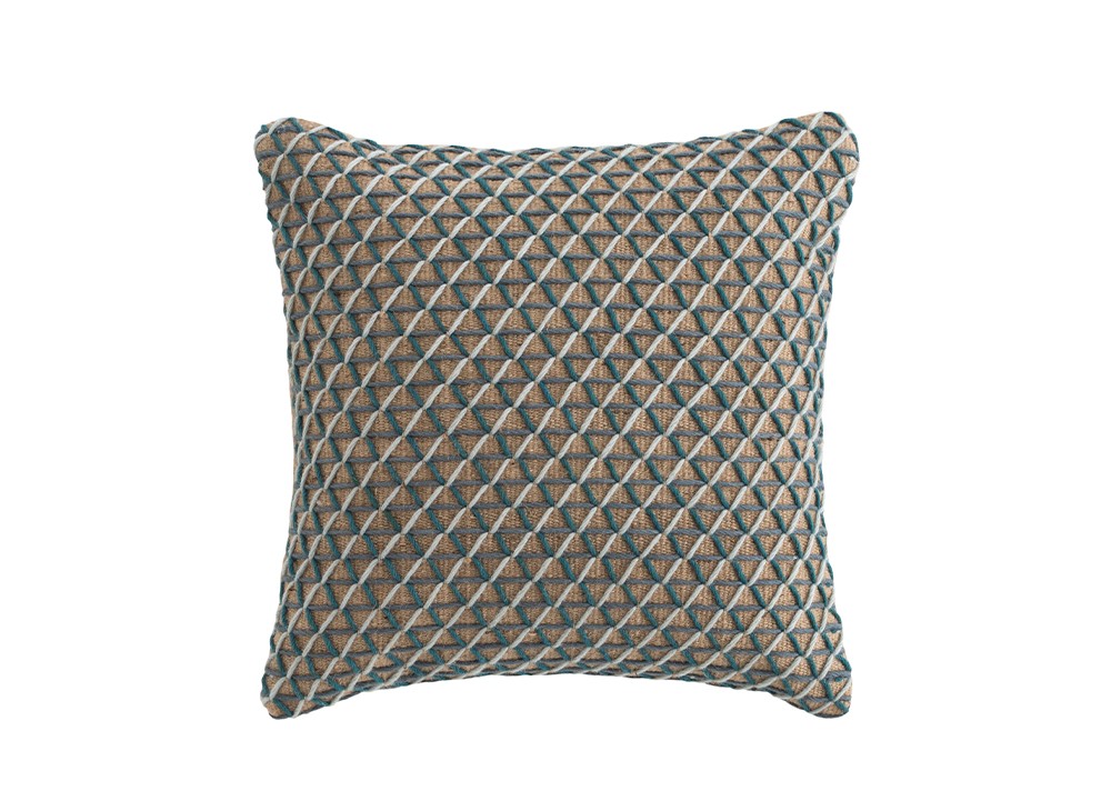 GAN | Raw Collection: Blue square cushion