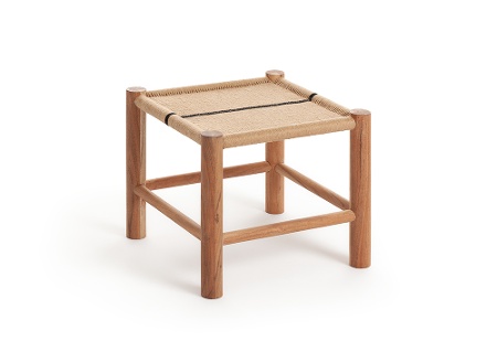 GAN | Roots jute stool, a design by Inma Bermúdez