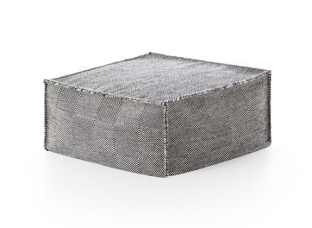 GAN | Sail Collection: Topo Square pouf