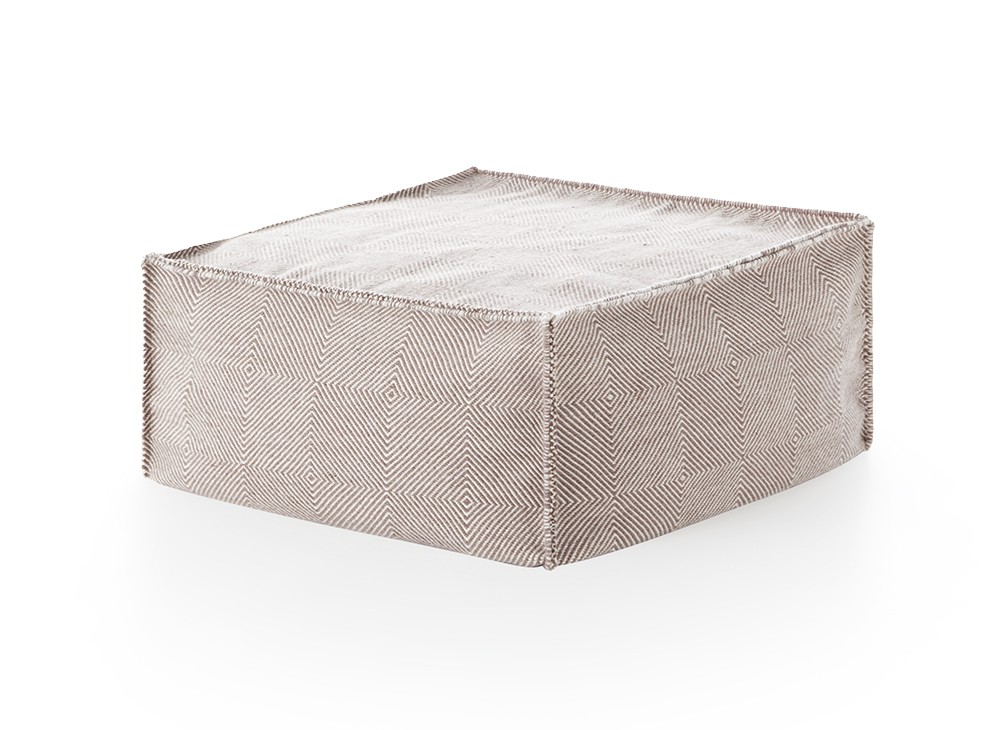 GAN | Sail Collection: Topo Square pouf