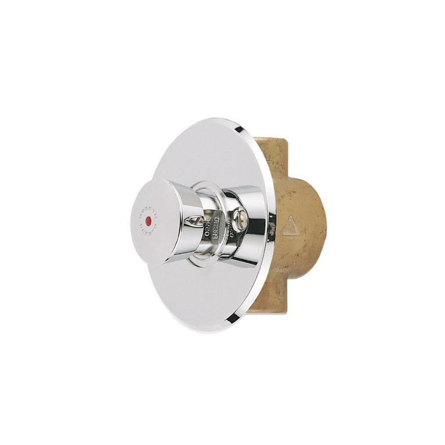 Pulsador ducha temporizado empotrar Mod 55 agua fria plafon plano