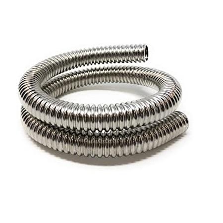 Tubos Corrugados De Acero Inoxidable, Longitud De 0,5 Metros, 32mm 60mm