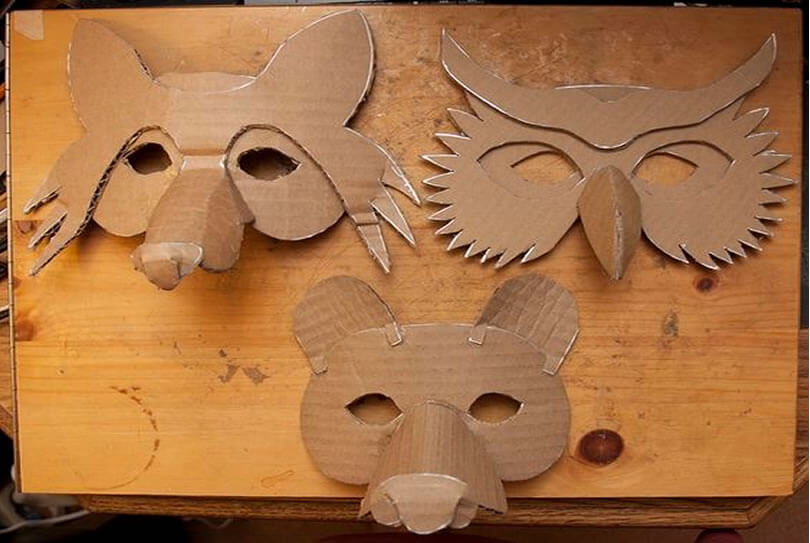 Las mejores máscaras y disfraces de cartón