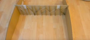como hacer muebles de carton