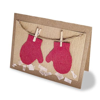 como hacer tarjetas de navidad a mano
