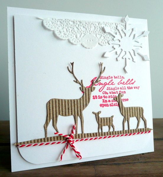como hacer tarjetas de navidad a mano