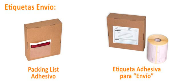 etiquetas de envio