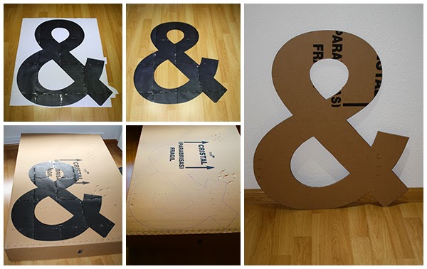 letras de carton