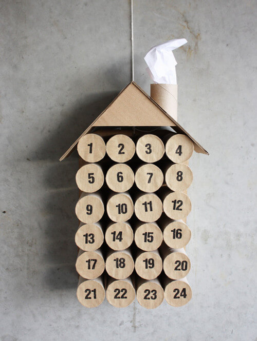 manualidades navideñas con carton
