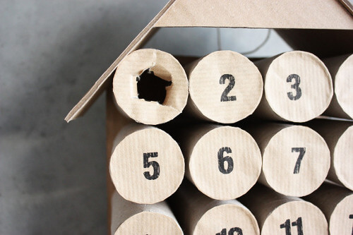 manualidades navideñas con carton