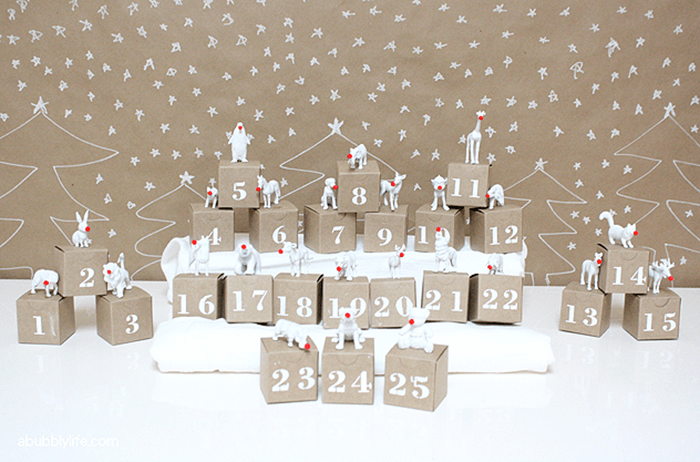 manualidades navideñas con carton