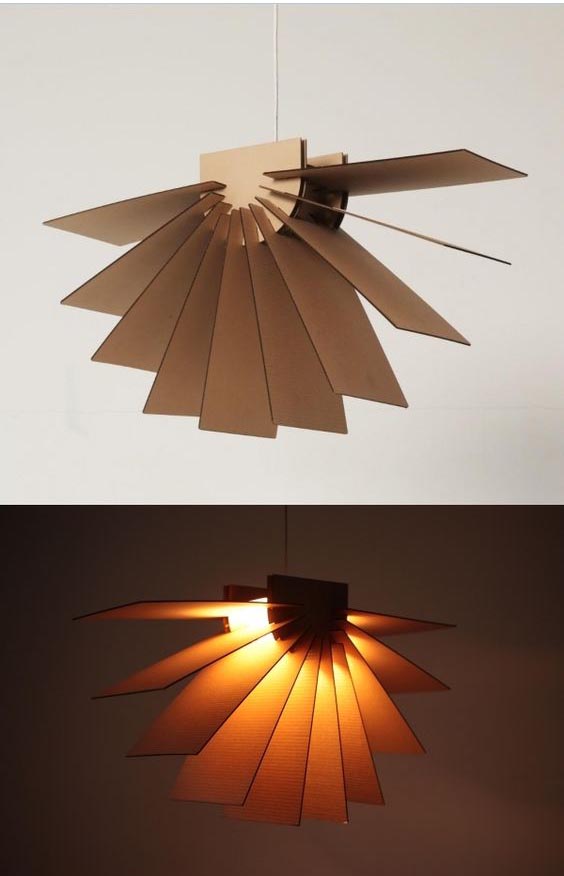 muebles con cajas de carton