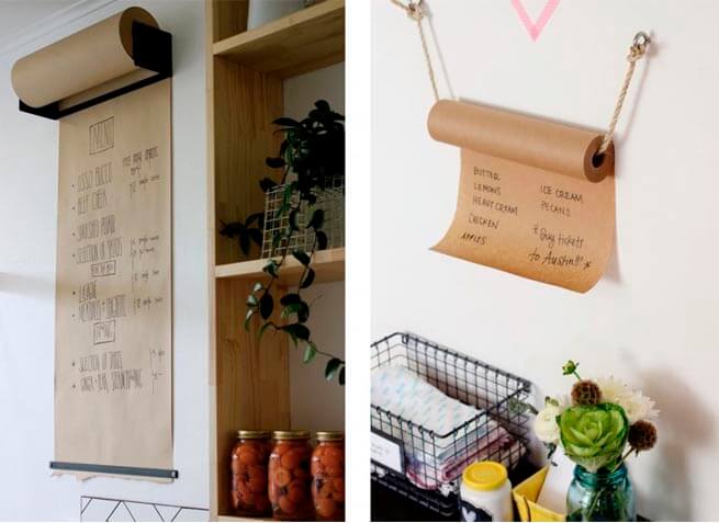 papel kraft como material para manualidades