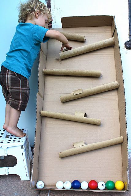 muebles con tubos de carton
