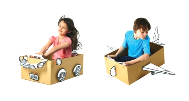 reciclar cajas de cartón 3