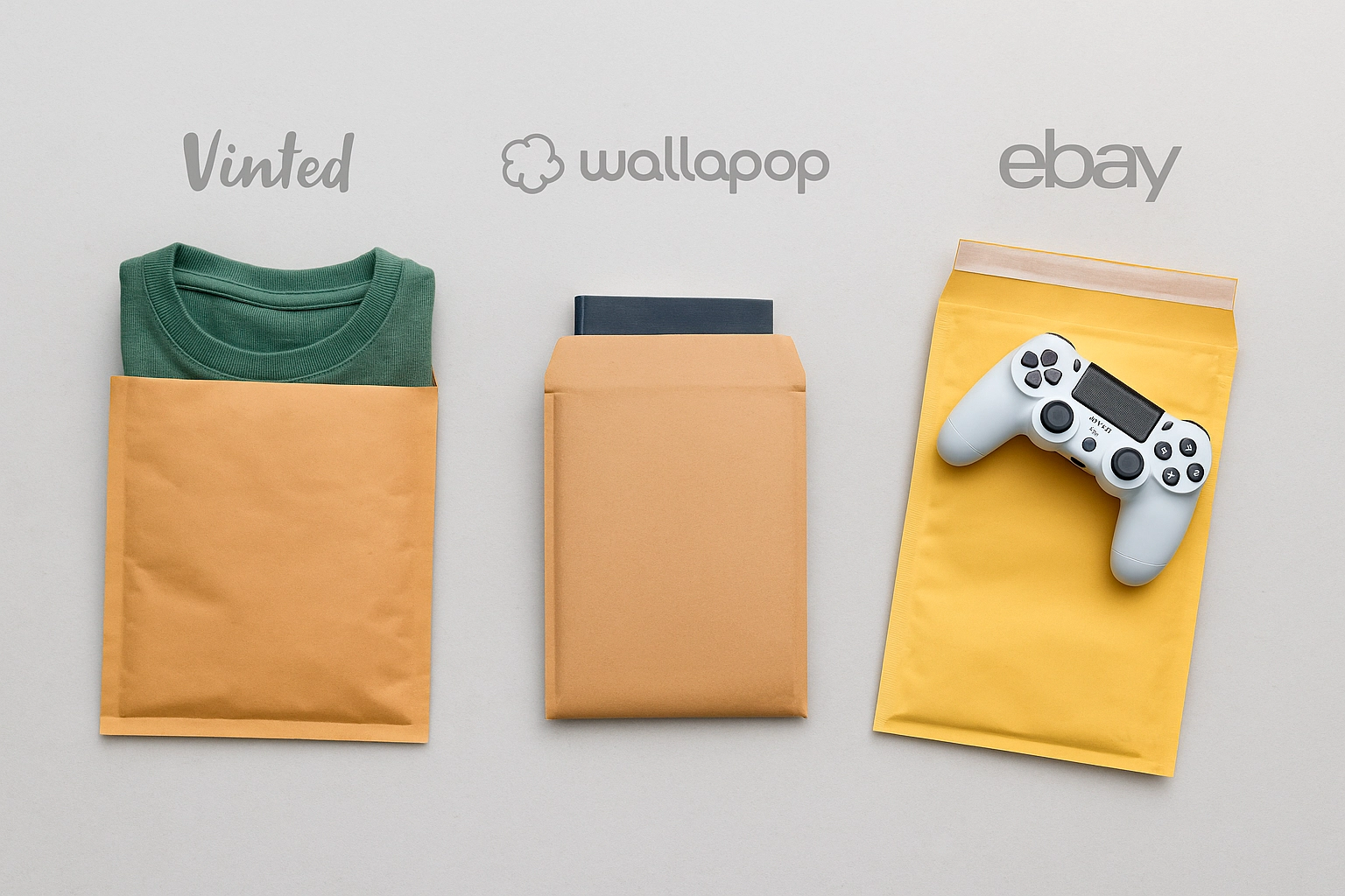 Qué tipo de sobre necesitas para vender en Vinted, Wallapop o eBay: Guía útil con opciones sostenibles