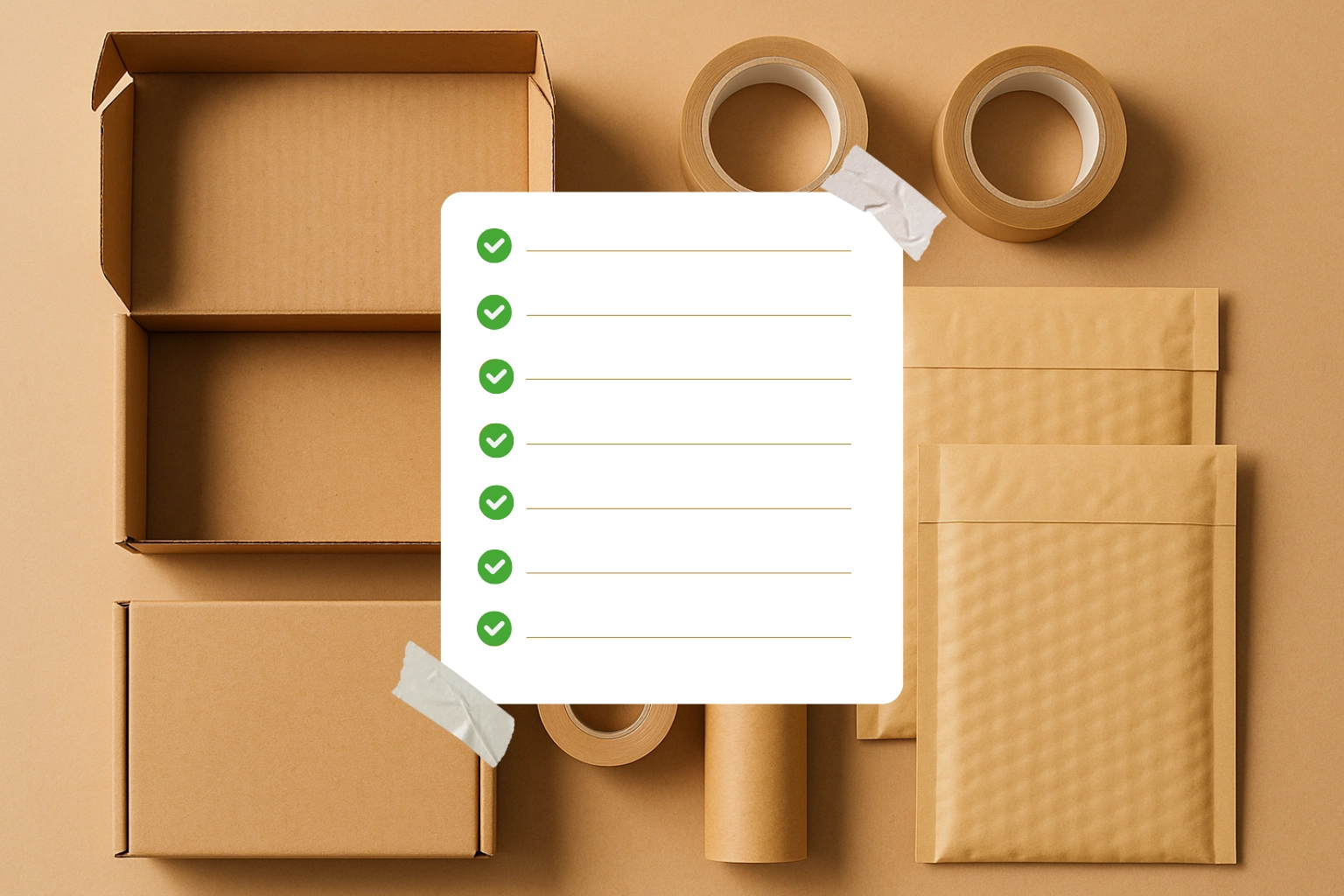 Vuelta al ecommerce: checklist de embalaje para preparar tu tienda tras el verano