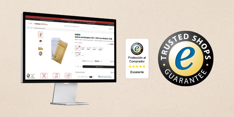 Cajadecarton.es forma parte de Trusted Shop