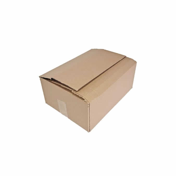 Cajas de cartón 350 x 255 x 230 mm. Altura variable.