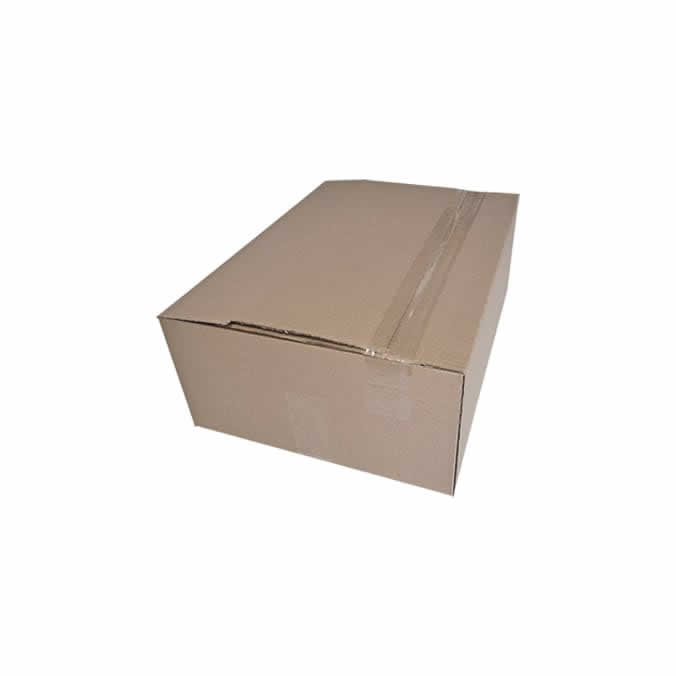 Cajas de cartón 460 x 345 x 275 mm. Altura variable.