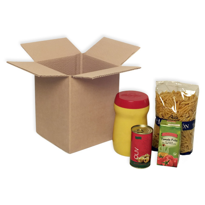 Cajas de cartón  200 x 200 x 260 mm
