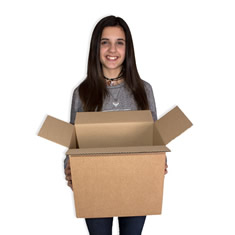 Caja de carton canal simple 310x220x270mm