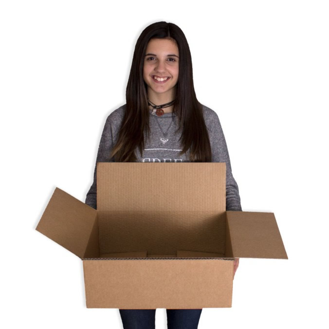 Caja de carton canal simple 400x300x150mm
