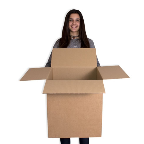 Caja de carton canal simple 400x400x450mm