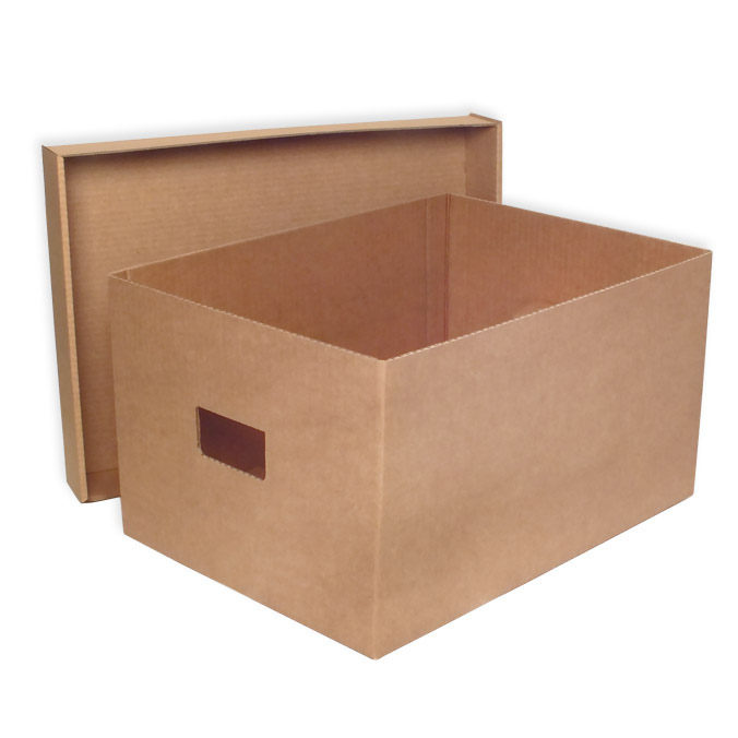 Cajas de cartón 460 x 340 x 260 mm. Fondo y tapa 