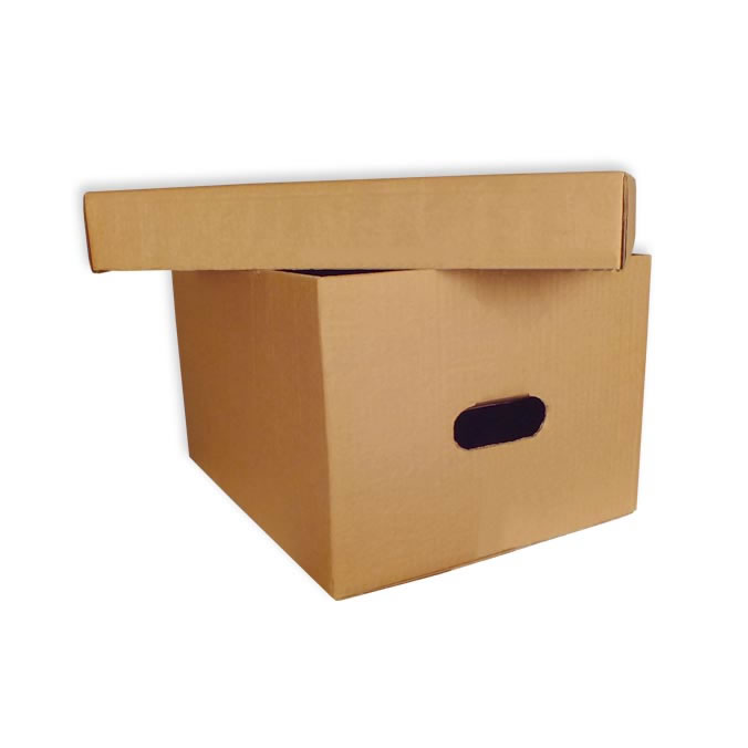 Cajas de cartón 460 x 340 x 260 mm. Fondo y tapa 