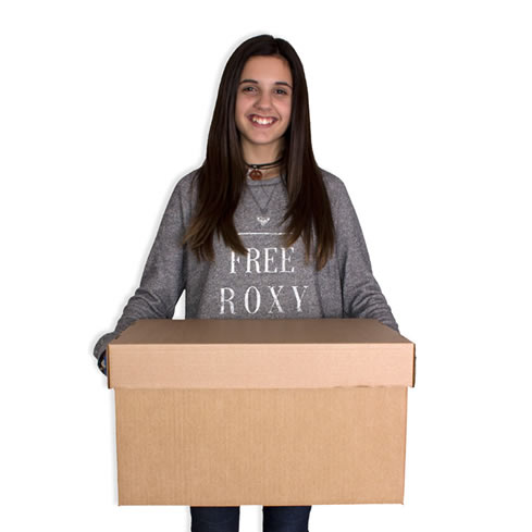 Caja de carton canal simple 460x340x260mm