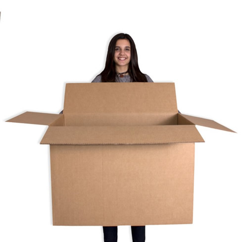 Caja de carton canal simple 700x450x500mm